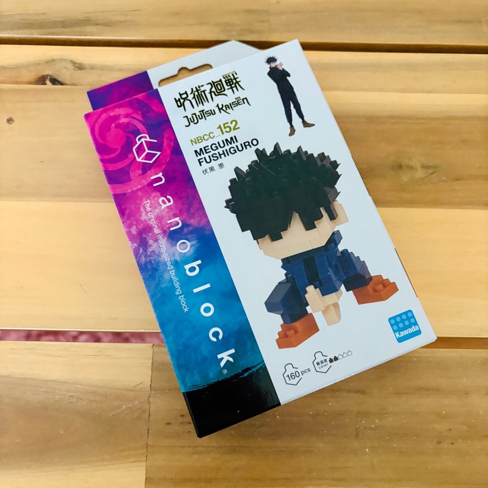 nanoblock jujutsu kaisen - megumi fushiguro NWT